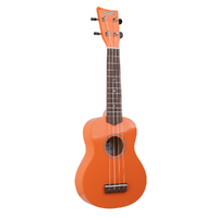 Ashton Ukulele With Bag Bright Orange UKE120BOR