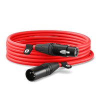 Rode XLR Premium Cable 6m Red XLR6M-R