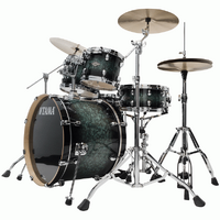 Tama Starclassic Performer 4 Piece Drum Shell Pack Molten Steel Blue Burst MBS42S-MSL