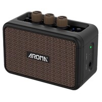 AROMA AG-04 Mini Rechargeable 5 Watt Guitar Practice Amp with Bluetooth