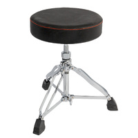 DXP DA1270 Pro Drum Stool Throne Seat Heavy Duty Double Braced Thread Height Adjust