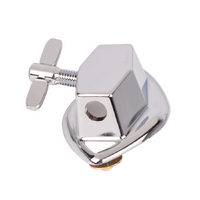 DXP - Universal mounting bracket for floor tom or tom tom. Suits 9.5mm legs and rods. Chrome.