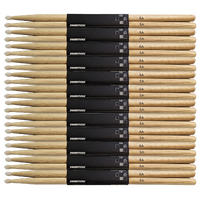 12 x DP Drums 5A Nylon Tip Oak Drum Sticks DS5AN (12 Pairs)