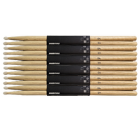 6 x DP Drums 5A Nylon Tip Oak Drum Sticks DS5AN (6 Pairs)