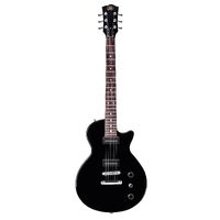 SX LP Special Style Electric Guitar Black LEE3JBK