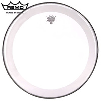 Remo Powerstroke 4 Clear 22 Inch Bass Drum Head Skin w/Falam Patch P4-1322-C2