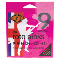 Rotosound R9 Roto Pinks Electric Guitar String Set 9 - 42