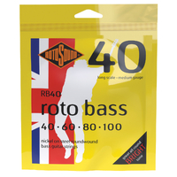 Rotosound RB40 Rotobass Medium Bass Guitar String Set 40 - 100