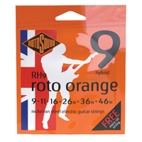 Rotosound RH9 Roto Orange Electric Guitar String Set 9 - 46