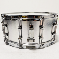 DP Drums 14&quot; x 6.5&quot; Aluminium Shell Snare Drum Satin Finish SD1465AS