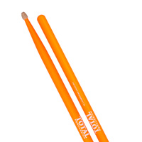 Total Percussion 7A Wood Tip Orange Drum Sticks T7AFLO