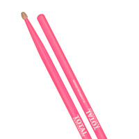 Total Percussion 7A Wood Tip Pink Drum Sticks T7AFLP