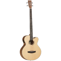 Tanglewood TDBTABBW Discovery Exotic Acoustic Bass C/E Black Walnut