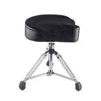 Aroma TDD-20 Heavy Duty Drum Throne Seat Stool with 43cm Wide Seat Top and Thread Height Adjustment