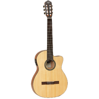 Tanglewood Enredo Madera Dominar Thinline Classical Cutaway/Electric Guitar TWEMDC1