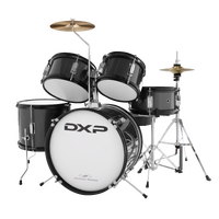 DXP 5 Piece Junior Drum Kit 16&quot; 8&quot; 10&quot; 12&quot; 10&quot;Sn Black TXJ5BK