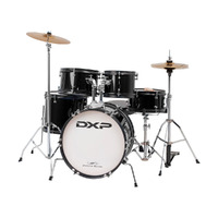 DXP 5 Piece Junior Size Drum Kit 16 8 10 12 10Sn Inch Black TXJ7BK