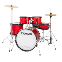 DXP 5 Piece Junior Size Drum Kit 16 8 10 12 10Sn Inch Candy Apple Sparkle TXJ7CAS