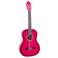 Valencia VC103PKS 100 Series 3/4 Classical Guitar Pink Sunburst